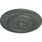 Ekena Millwork Christopher Ceiling Medallion, Hand-Painted Athenian Green Crackle, 26 5/8"OD x 2 1/4"P CM26CSAGC - alternate 2